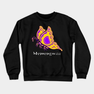 Memengwaa (Butterfly) Intersex Pride Crewneck Sweatshirt